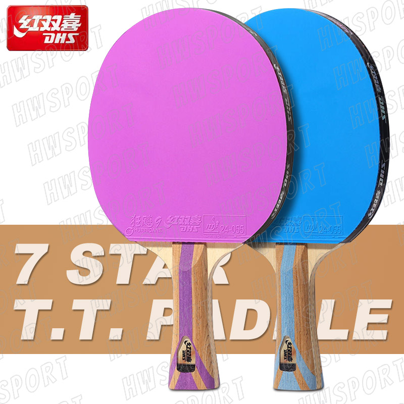 Table Tennis Forehand - DHS 6 gwiazdek kolor rakieta do