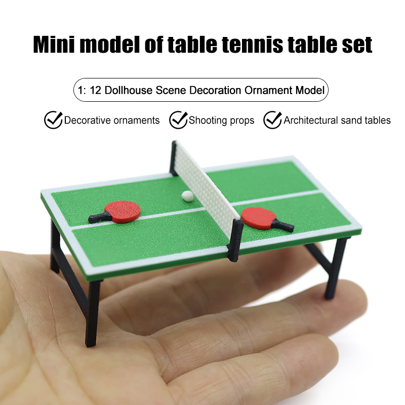 Table Tennis Information - Miniaturowe meble sportowe do domku dla