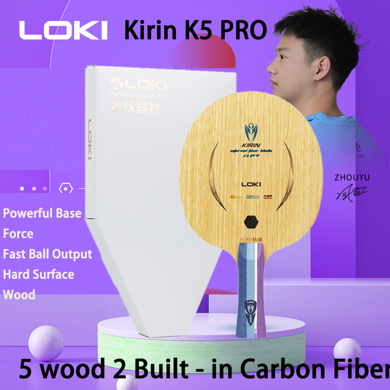 Table Tennis Movie - LOKI Kirin K5 PRO 5 Drewno