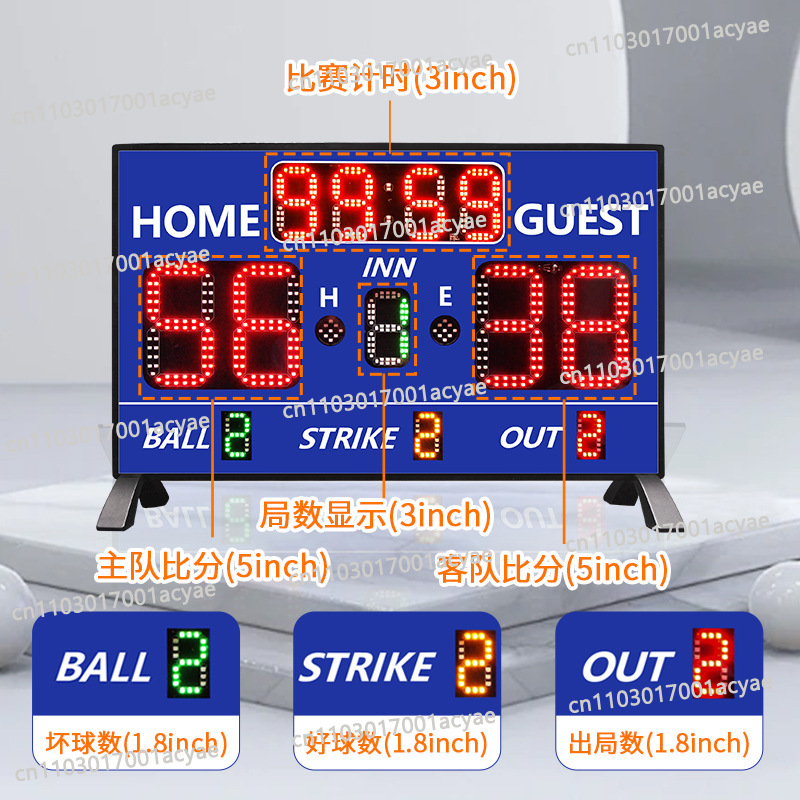 Table Tennis Scoring - Tablica wyników do gier sportowych, z