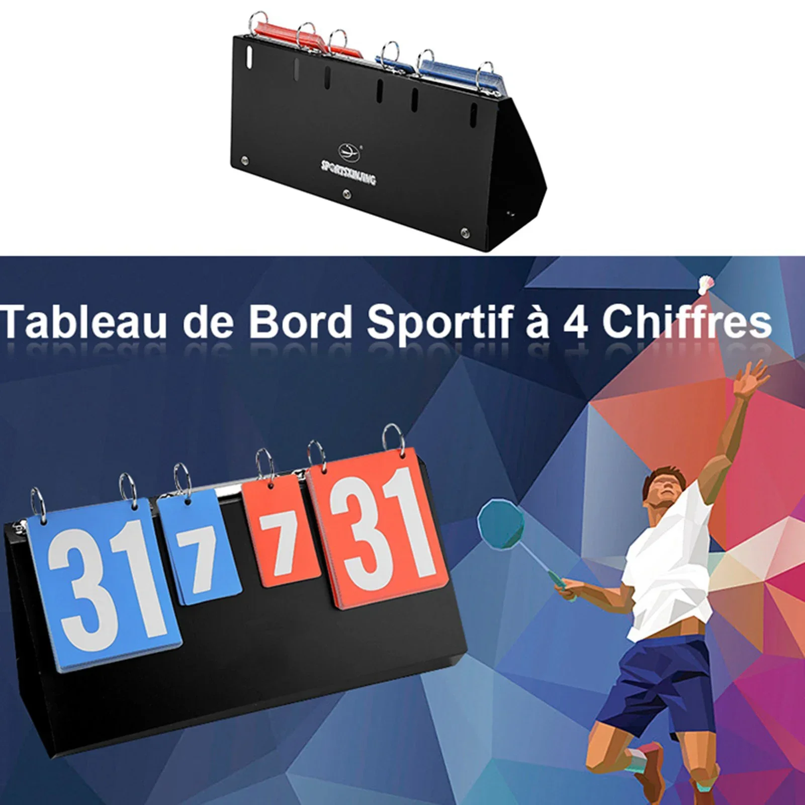 4-cyfrowa tablica wyników zawo – Table Tennis Scoring recenzja i cena